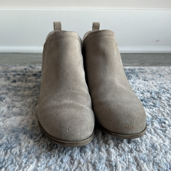 Toms Womens Deia Desert Taupe Ankle Booties NO BOX - Picture 4 of 7